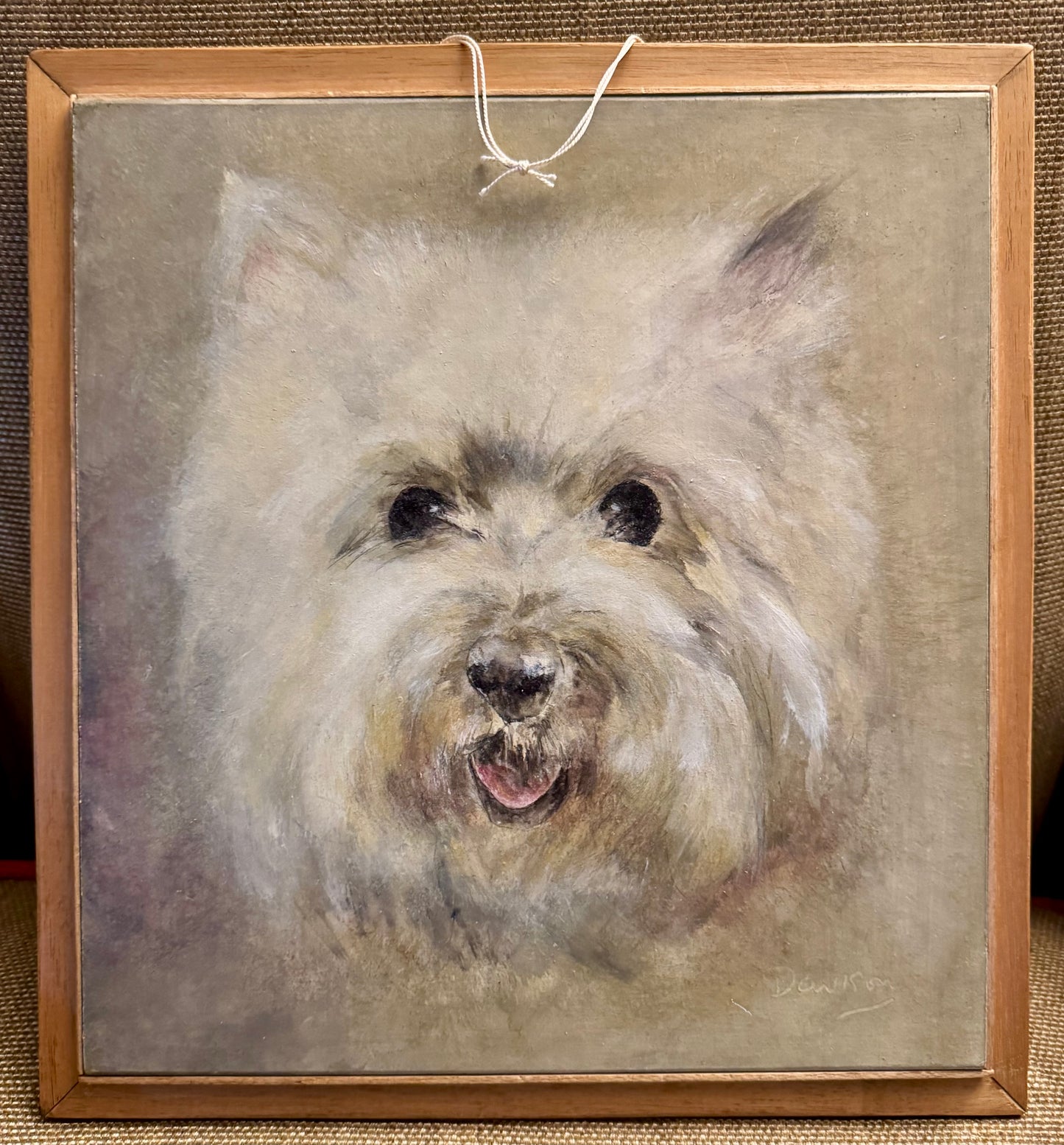 Portrait Of A Westie Dog