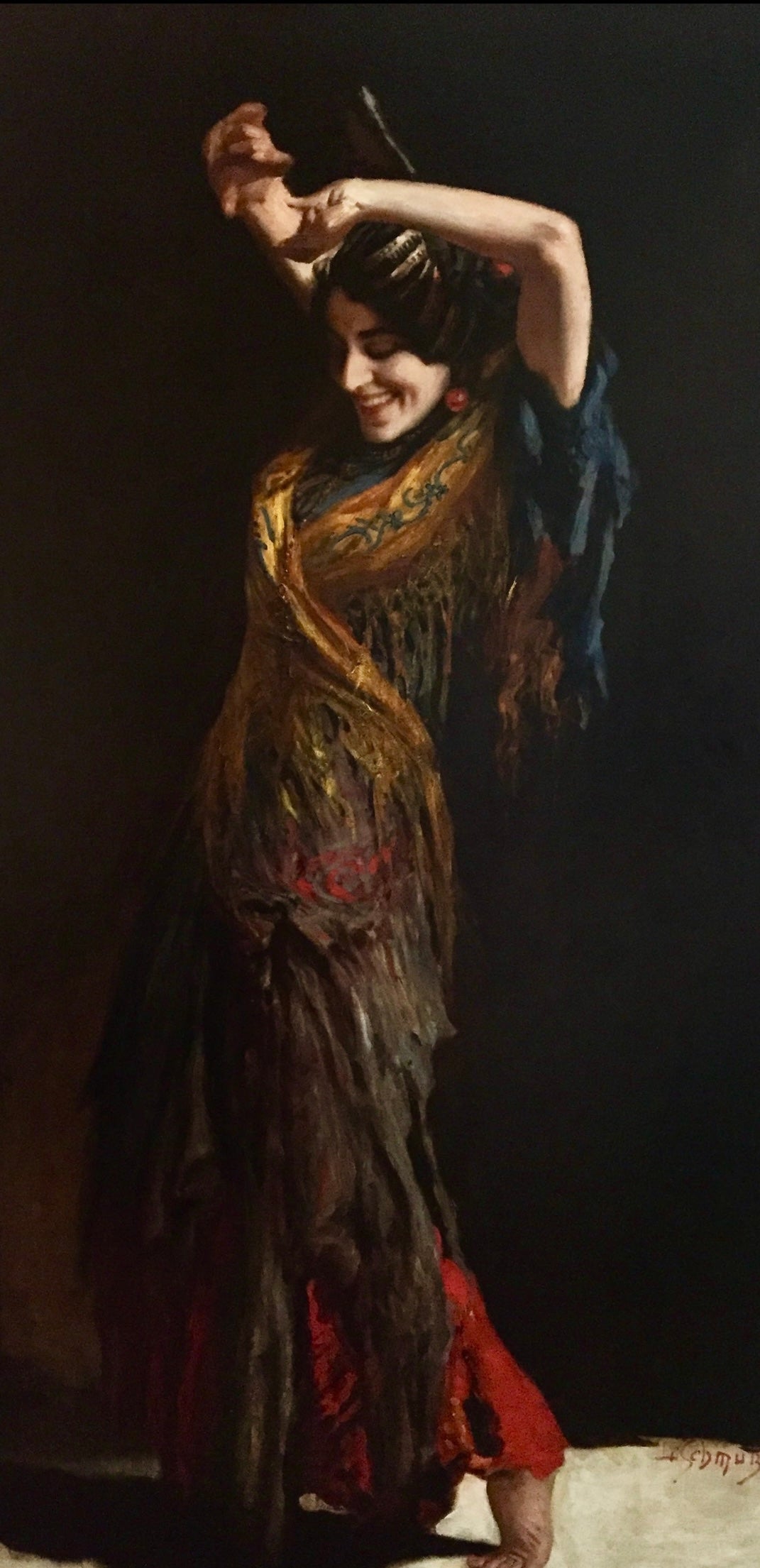 The Flamenco Dancer Leopold Schmutzler (German, 1864-1941)