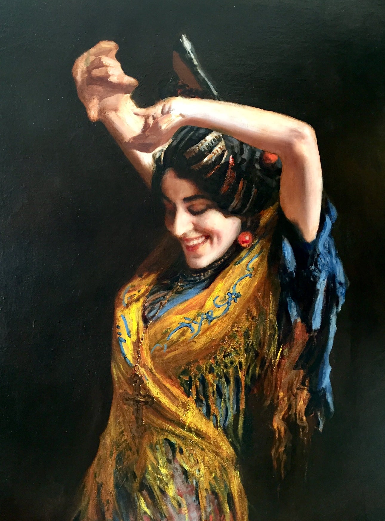 The Flamenco Dancer Leopold Schmutzler (German, 1864-1941)