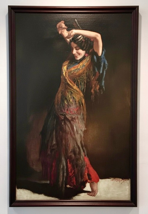 The Flamenco Dancer Leopold Schmutzler (German, 1864-1941)