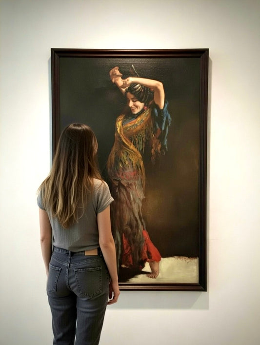 The Flamenco Dancer Leopold Schmutzler (German, 1864-1941)