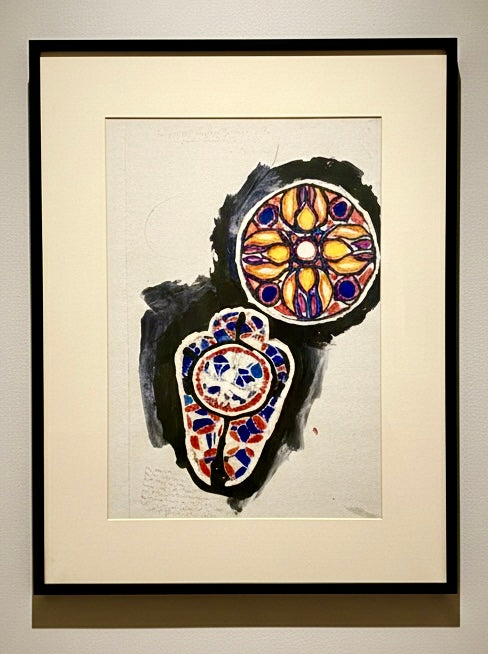 Study of Stain Glass By Robert Lenkiewicz