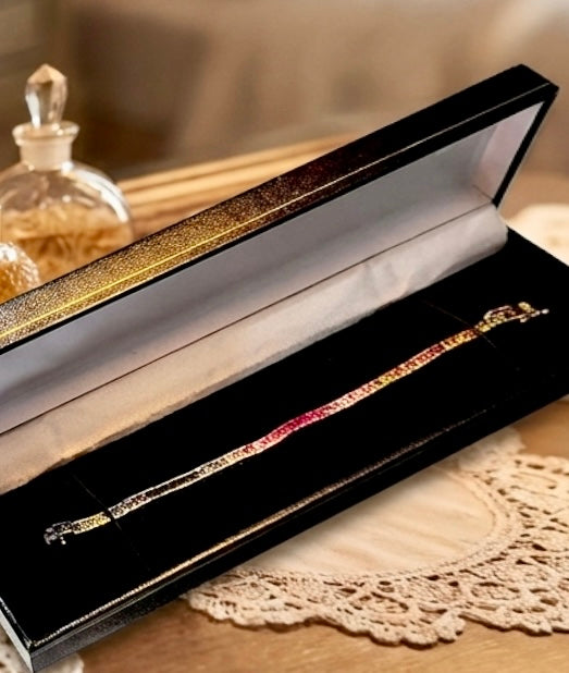 Rainbow Sapphire Bracelet Gold (9k)