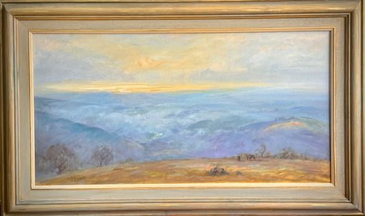 Morning Mist Over Dartmoor By Sallie Gaywood