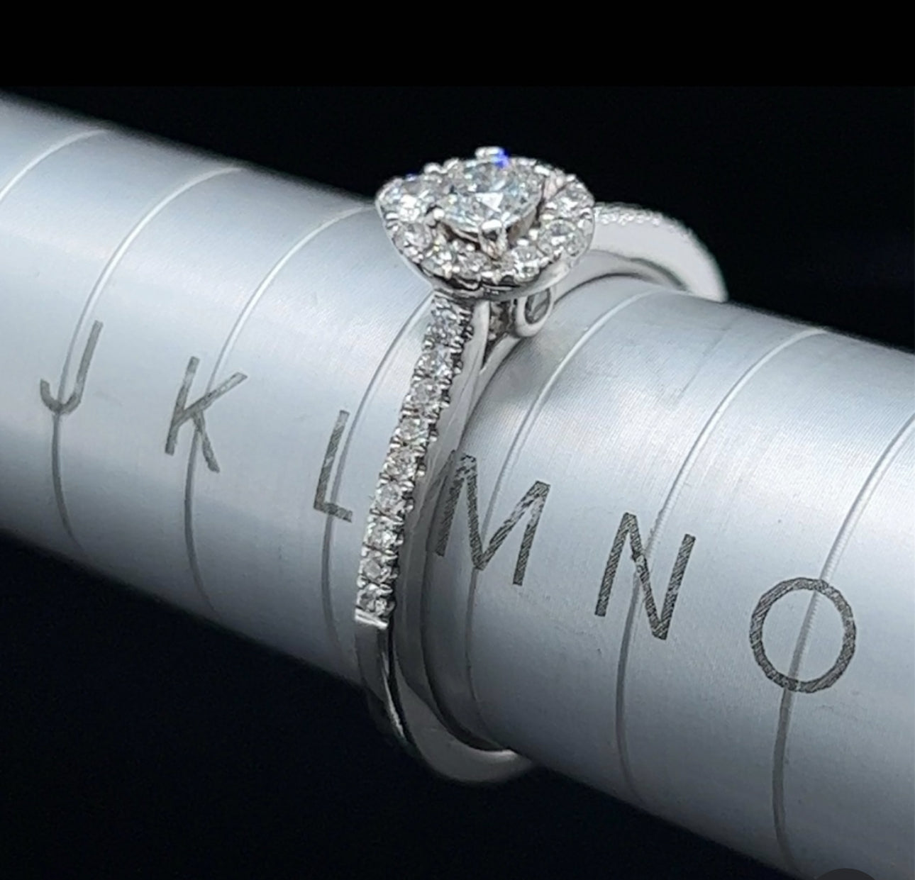 Diamond Pear Cut Platinum Ring