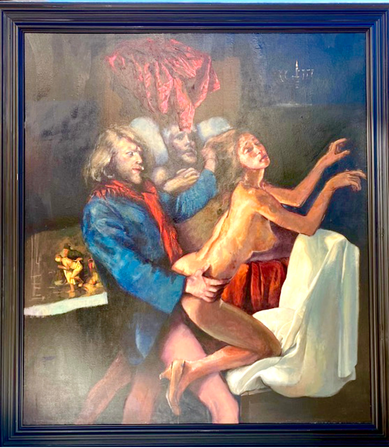 The Painter With Yana By Robert Lenkiewicz