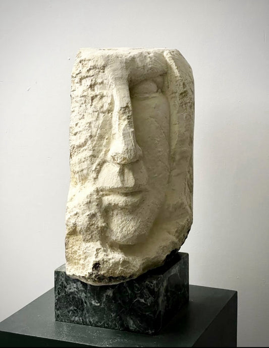 Sandstone Head Sculpture