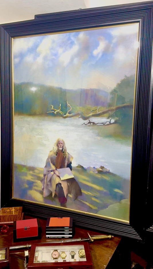 Lenkiewicz Painting On The Yealm River