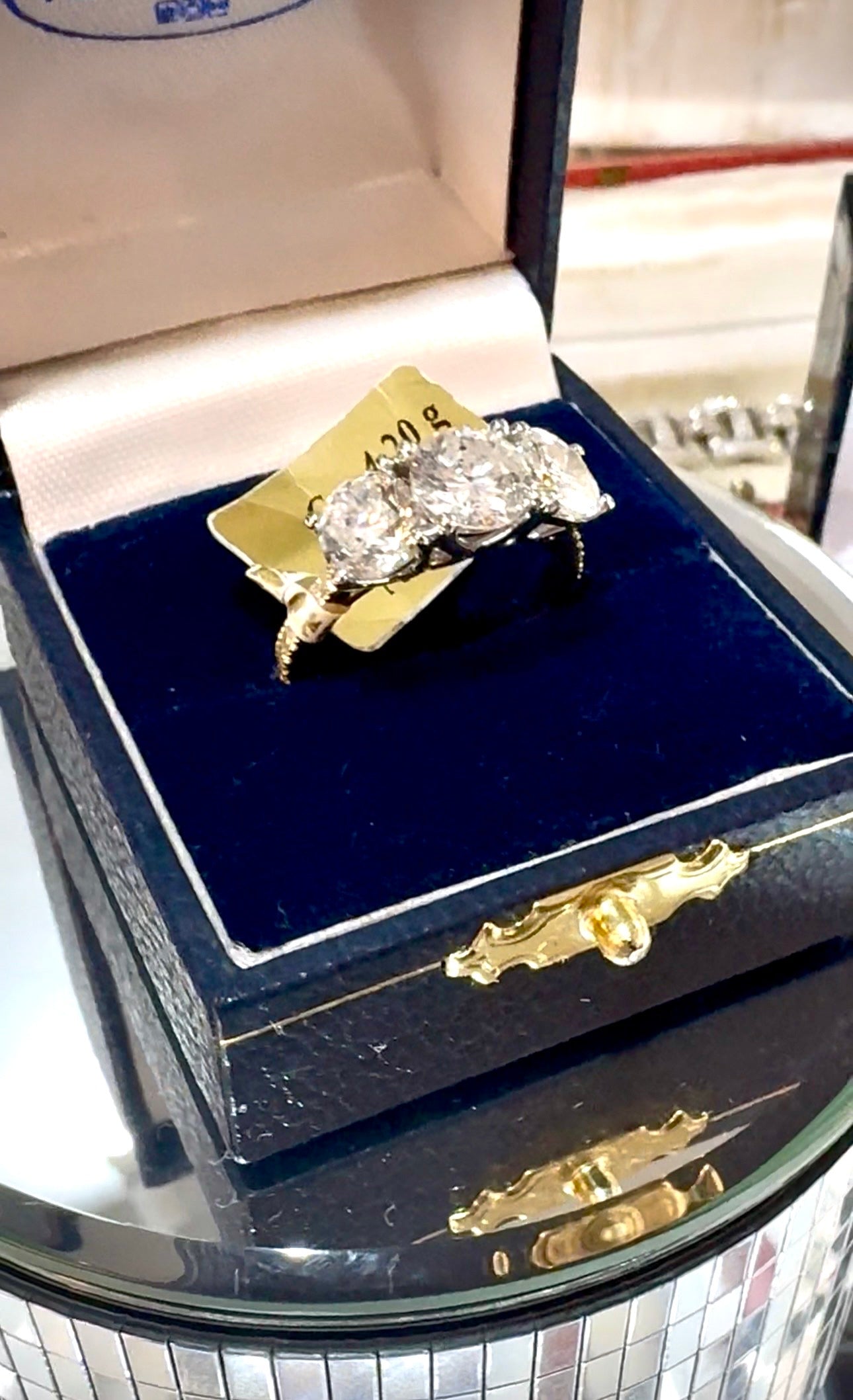 Diamond Trilogy Ring 18ct (3.20 Carats)