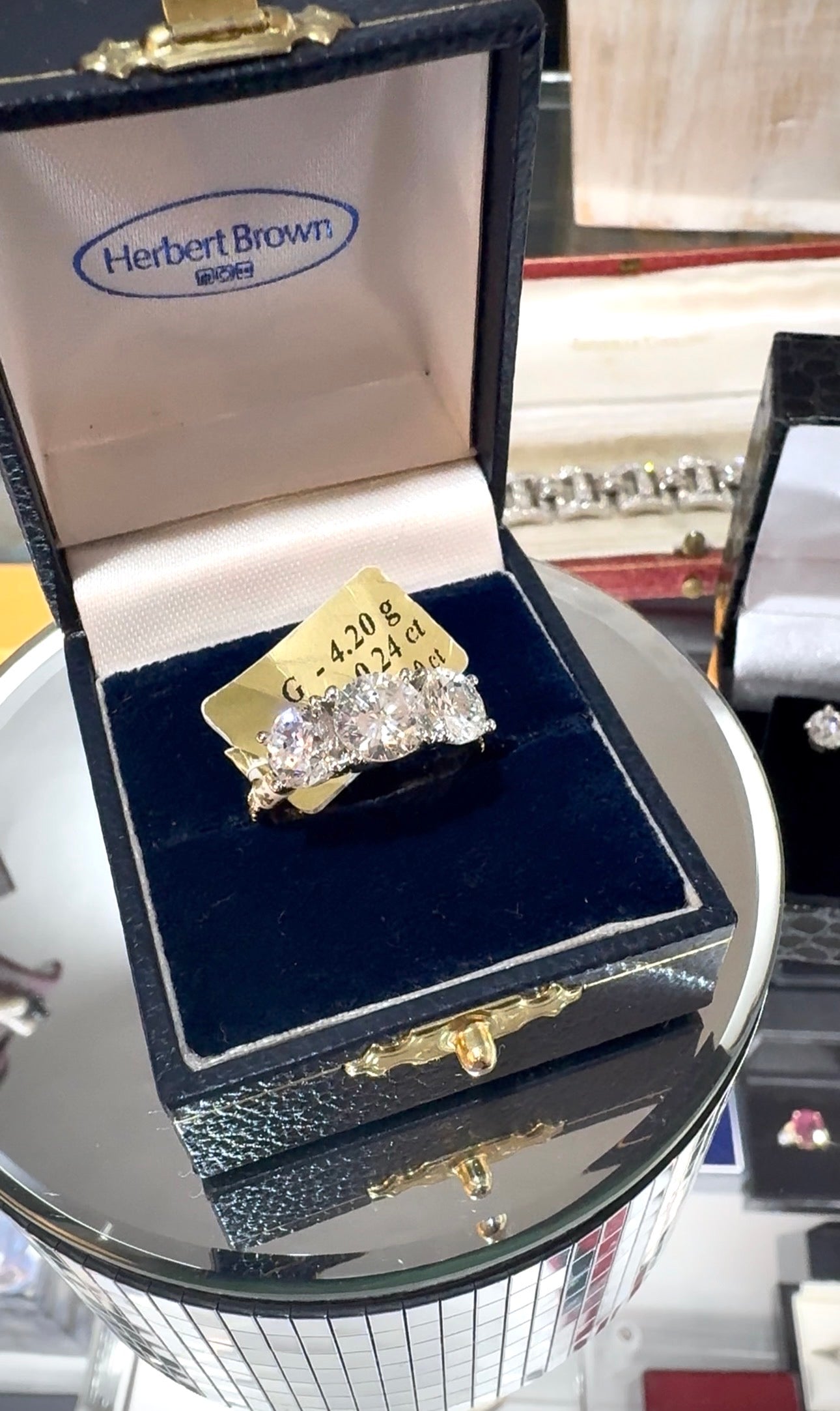 Diamond Trilogy Ring 18ct (3.20 Carats)