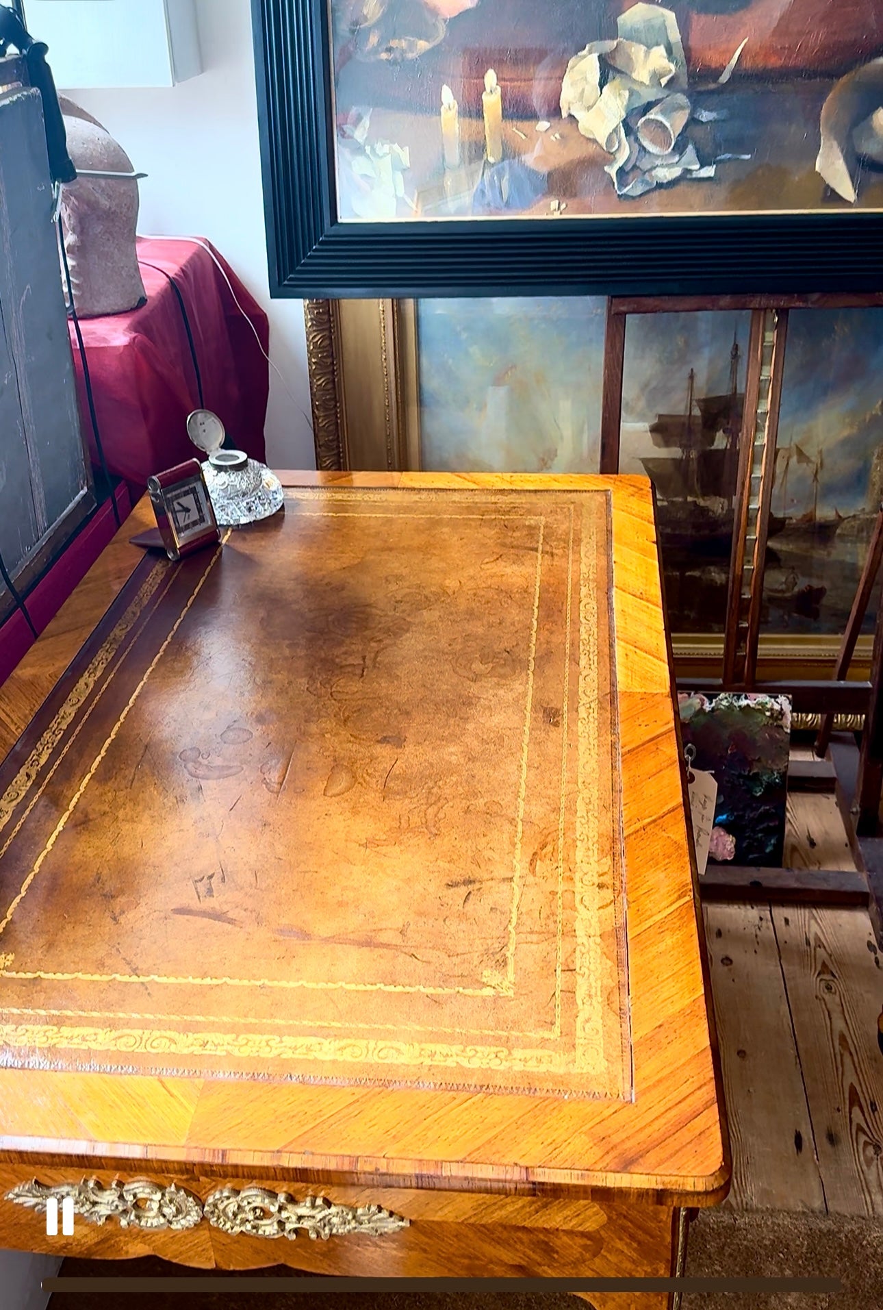 KINGSWOOD DESK FRENCH LOUIS XV BUREAU DESK