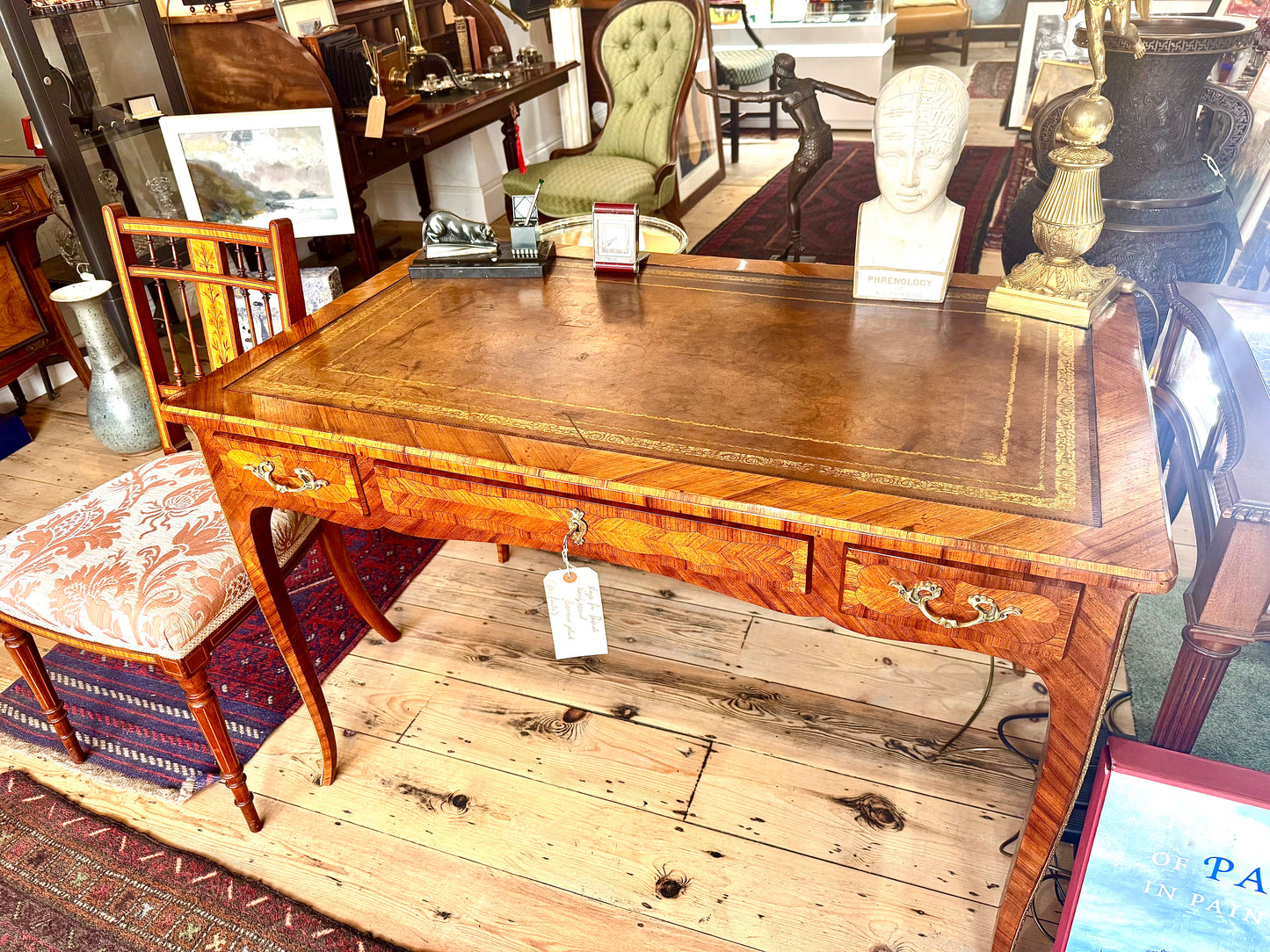 KINGSWOOD DESK FRENCH LOUIS XV BUREAU DESK