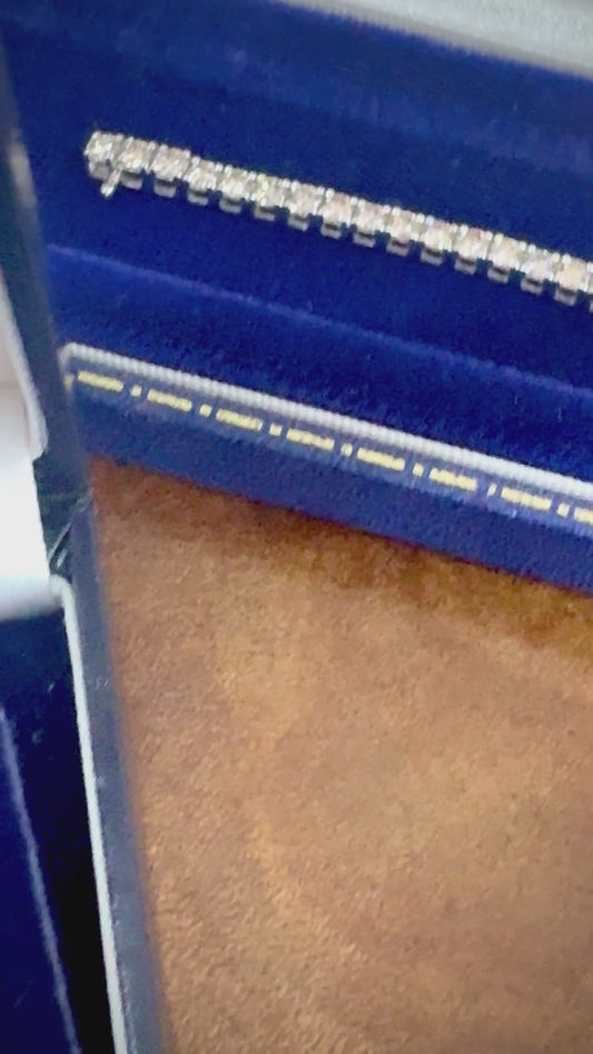 Tennis Bracelet 9ct White Gold