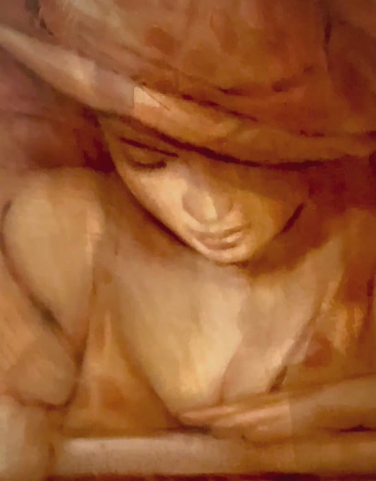 Girl In Hat By Mark Spain