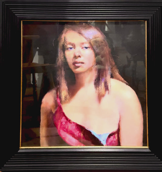 Portrait Of Angela By Robert Lenkiewicz